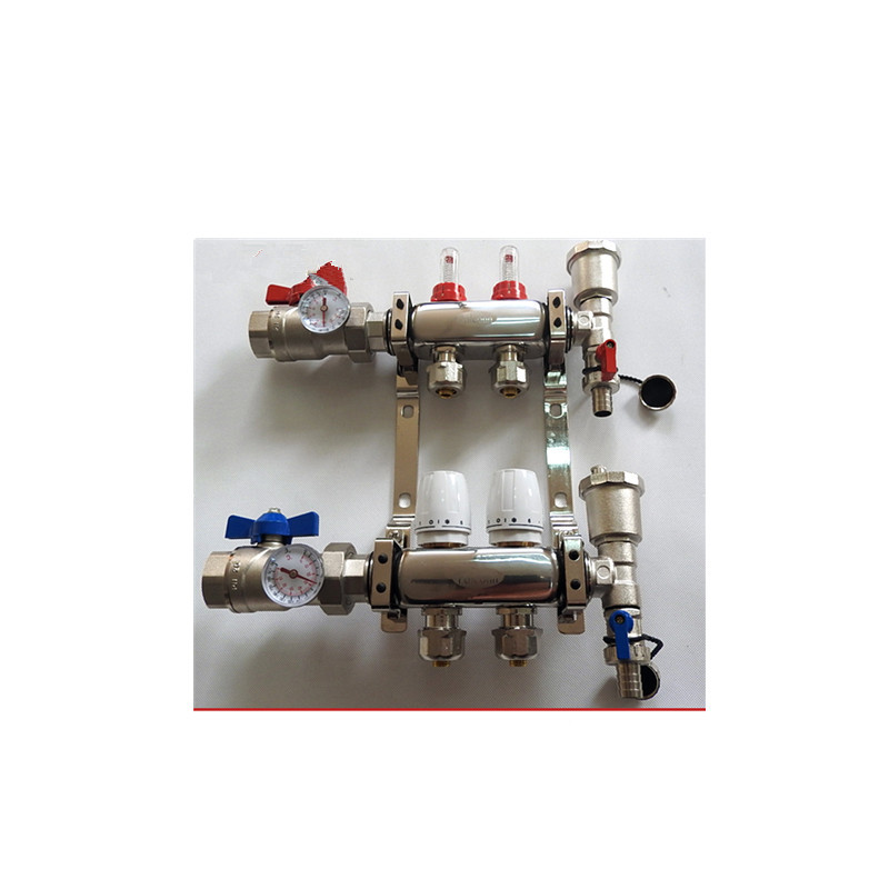 Brass Underfloor Heating Manifold for Water Plumbing · image 3