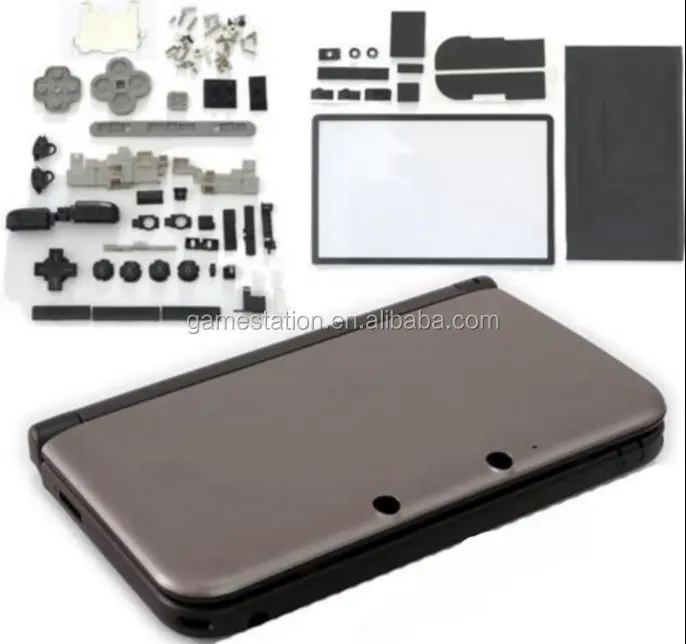 Voor 3DS XL VOLLEDIGE Vervanging Shell Behuizing Case met knop VIDEO GAME ONDERDELEN