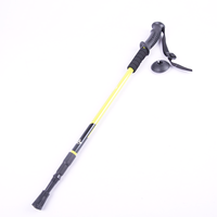Bâtons de marche télescopiques en aluminium rétractables Carbon Palos, style nordique, poignée EVA, légers (300g), réglables de 65 à 135 cm, pour la chasse