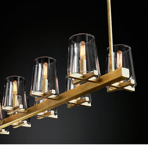 Loft led linéaire bocal en verre pendentif lampe lumière pour <span class=keywords><strong>bar</strong></span> - Product Image 4