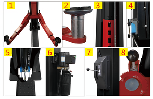 2024 -- סוג חדש 4000 ק "ג הידראולי 2 פוסט מעלית למכירה - Product Image 5