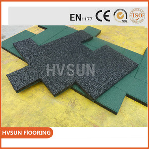 China proveedor gimnasio voleibol azulejos Sport Court color y duradero estera suelo de goma - Product Image 6