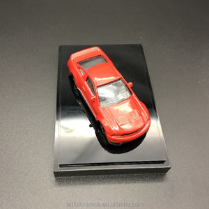 Nouvelle conception de petites boîtes d'affichage publicitaires en bois et acrylique, LED rechargeable, personnalisées pour un présentoir de rangement moderne - Product Image 2