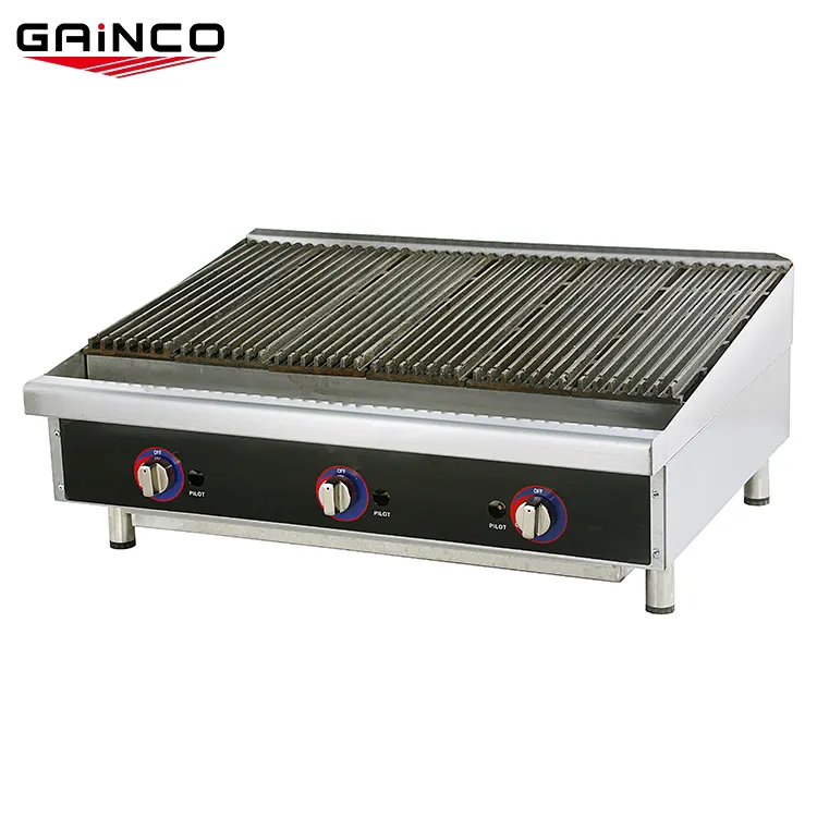 chinese modern kitchen equipment stainless steel gas grill BE proved CB-36