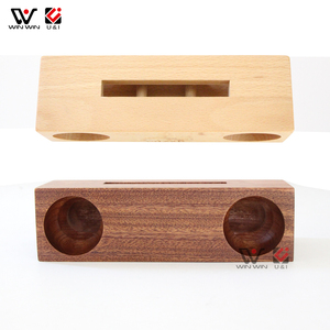 Portable En Bois Haut-Parleur Usine <span class=keywords><strong>Prix</strong></span>, bon Son Système Amplificateur Bois Haut-Parleur pour Téléphone portable - Product Image 2