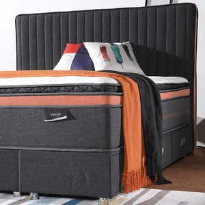 Calibre 13,5 de bolsillo de primavera cómoda cama suave tejido de punto complicado colchón de <span class=keywords><strong>espuma</strong></span> de memoria - Product Image 3