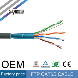 SIPU Chine Fabricant ftp cat5e lan câble meilleur prix cat5 câble réseau ethernet gros pvc câble isolé - Product Image 5