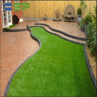 Natural 4 farbe landschaft kunststoff indoor gras teppich