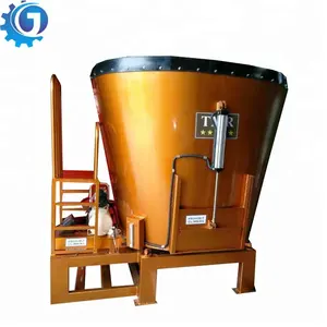 Automatic Vertical Animal Feed Mill and Mixer Machine Stationary Feed Mixer for Sale Animal Feed Mixer