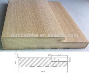 Alta densidad de la alta nail sosteniendo solid wpc / pvc / vinilo jamba de la puerta y el marco - Product Image 3