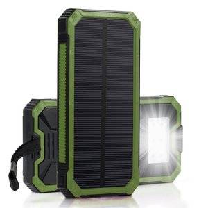 Air Voyage Haute Capacité <span class=keywords><strong>Solaire</strong></span> Stations De <span class=keywords><strong>Recharge</strong></span> Vert Chargeur <span class=keywords><strong>Portable</strong></span> 15000 mAh <span class=keywords><strong>Solaire</strong></span> Power Bank pour Smartphone - Product Image 1