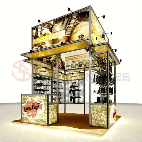 Customized Portable Exhibition Booth For Tradeshow Display 3x3