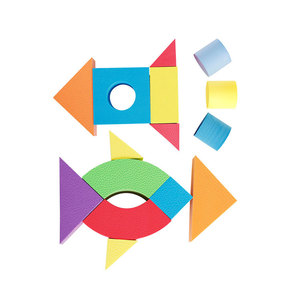 Bloques de espuma <span class=keywords><strong>Eva</strong></span> coloridos para niños, juguete educativo para niños de 3 años, 2019 - Product Image 2