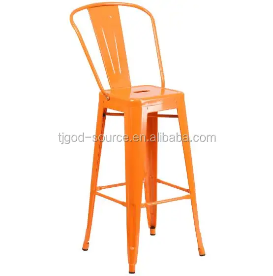 Современный металлический винтажный промышленный барный стул