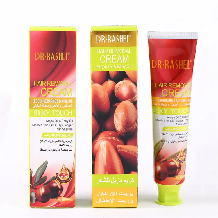 Smooth Skin Natural Body Depilatory Cream Argan Oil Hair Removal Cream