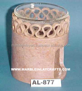 Soapstone Aroma Oil Handmade Antique Lamp - Product Image 1
