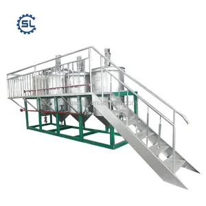 5-100Tpd Crude Rapeseed Oil Refinery Machine With Bv Ce Certification Automatic Edible Processing Line