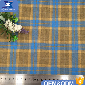 NUOVO 75% poliestere 25% rayon materiale in miscela windowpane vestito di mutanda degli uomini di design texture blazer pantaloni macchina del tessuto TR - Product Image 6