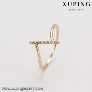 14574 La Migliore vendita zircone <span class=keywords><strong>anello</strong></span> di pietra artificiale 18 k oro <span class=keywords><strong>anello</strong></span> di barretta con preferito della <span class=keywords><strong>ragazza</strong></span> - Product Image 3