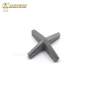 Tungsten carbide drill tip cross bit power tools for drilling hard material