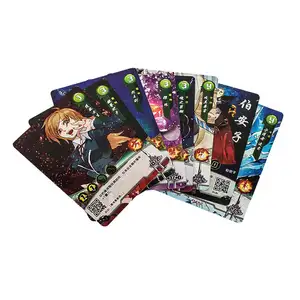 Pacotes personalizados de cartões de negociação, folha holográfica do arco-íris com saco de filme de alumínio