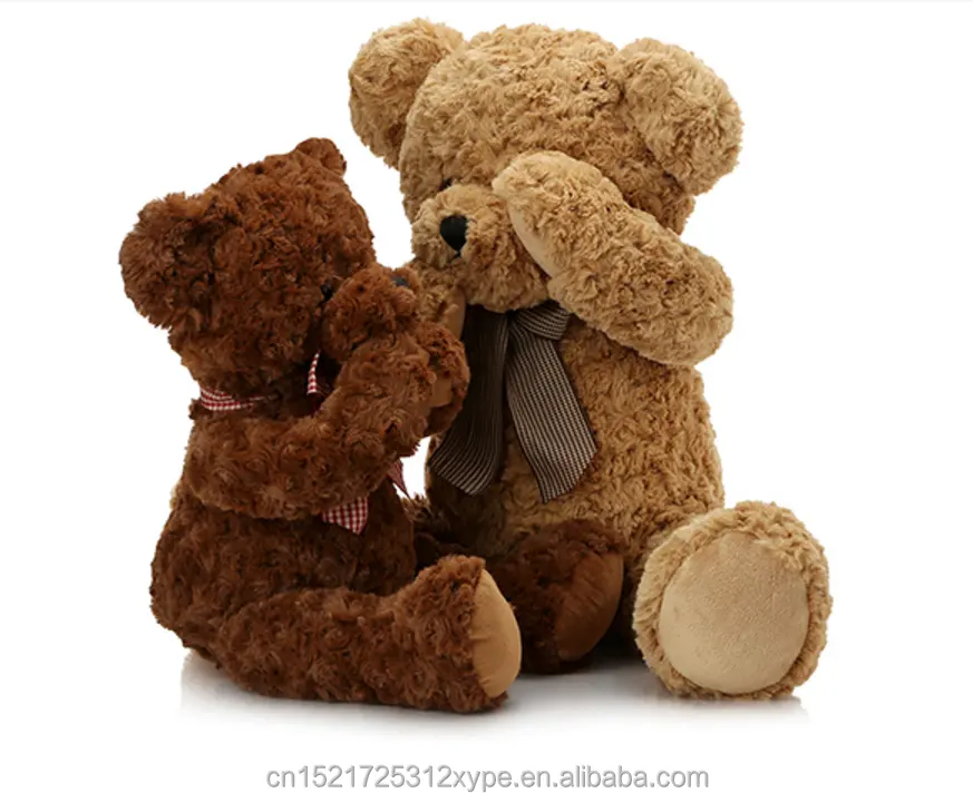 Magnet Plush Shy Teddy Bear Don't Listen Don't Watch Don't Say Plush Toys for Kids 45cm,65cm or Customized OEM