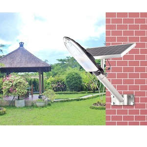 Cảm biến chuyển động led ánh sáng ngoài trời năng lượng mặt trời bảng điều khiển đèn đường với miễn phí cánh tay cực - Product Image 2