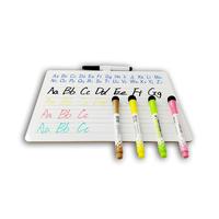 Tableau blanc salle de classe, effaceur sec, sans cadre, blanc, Double face, pour enfants étudiants