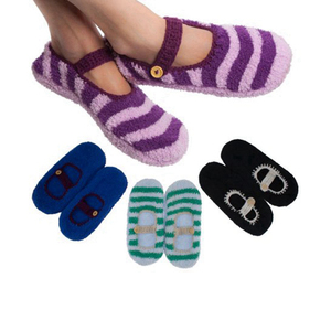 KT1-A589 gros adulte chaussettes mocassin à la mode tricoté pantoufle chaussettes avec semelle en caoutchouc pour adultes chaussons - Product Image 2