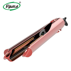 Rizador y alisador de pelo de alta calidad, temperatura ajustable, profesional, 2 en 1 - Product Image 3