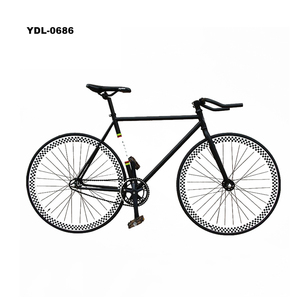 Le nouveau vélo à pignon fixe en acier Cr Mo 4130 Bull Horn, vélo de <span class=keywords><strong>route</strong></span> DIY - Product Image 2