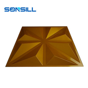 Moderne mur décoratif plaques <span class=keywords><strong>pvc</strong></span> de <span class=keywords><strong>douche</strong></span> en plastique 3d panneaux muraux - Product Image 6