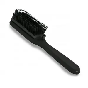 Xyj — brosse à cheveux pour hommes, huile privée, poignée en plastique, 9 rangées, brosse à barbe, poils doux, 360