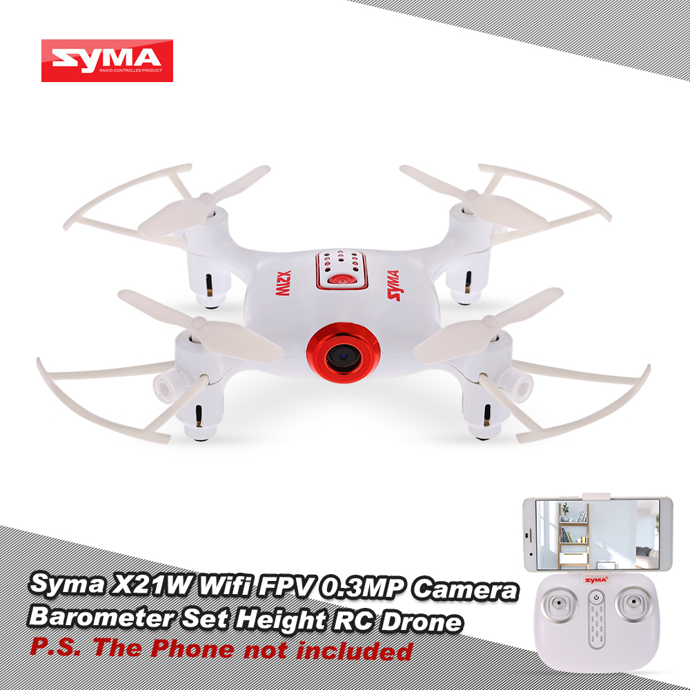 SYMA X21W Wifi FPV ミニドローン HDカメラ Syma X21W 2.4G 4CH RC Pocket Drone 720P WiFi FPV Aircraft Altitude