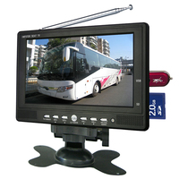 Prix bas petite taille 7 pouces LCD TV moniteur bureau télécommande écran de voiture Portable smart TV