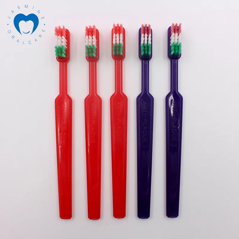 Produsen 2022 Sikat Gigi Karbon Perawatan Gigi 3 Warna Bulu Nilon + Gagang PP Toothbrush-MC-6182 Dewasa