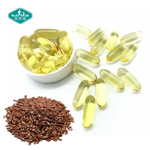 Nutririst olio di borragine biologico a freddo e olio di semi di lino 1000mg Softgel vegano con olio di pesce Omega3 6 9