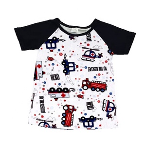 Design de mode européenne garçon Halloween cartoon motif <span class=keywords><strong>mickey</strong></span> 3/4 manches t-shirts en gros bébé garçon vêtements - Product Image 2