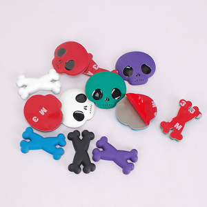 Personnalisé Drôle 3D alliage de Zinc métal Alien Crâne Emblème De Voiture Porte fenêtre Autocollants - Product Image 2