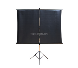 חדש 60-300 inches חצובה הקרנה נייד מסך מקרן כיכר עמדת משרד - Product Image 4