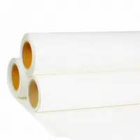 80ミクロン粘着性PET熱転写ロール印刷可能なビニールS1703ソフト薄型PUインクジェットPUエコ溶剤ホワイトフィルム1ロール衣類