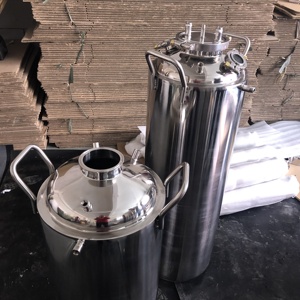 원주 공장 핫 세일 광택 12 "x 40" 트라이 클램프 재킷 리액터와 다리 - Product Image 5