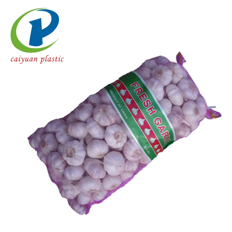 mesh pouch fish net bag for packing onion potato garlic
