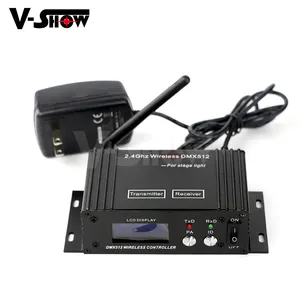 Stage Light Controller Receiver Transmitter DMX512 Console Party LCD Wireless DMX512 Sender / Receiver