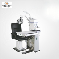 Chaise ophtalmique de chine, unité d'optométrie, ensemble de table combiné, équipement optique, support de réfraction d'optométrie pour l'examen de la vue