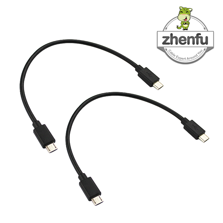 Factory High Quality Dual-Ended <strong>Micro</strong> <strong>USB</strong> <strong>Cable</strong> 20cm OTG <strong>Two</strong> Double <strong>Sided</strong> 5m Length Phone <strong>Cable</strong>