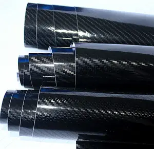 MYLIFE'S garantía 5 años negro brillante del abrigo del coche 5D Viny fibra de carbono - Product Image 1