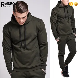 Wholesale Men's Hoody Plain Sweat Suits