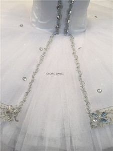 Professionale di alta qualità formato personalizzato 9-12 strati ragazze <span class=keywords><strong>bianco</strong></span> cigno lago balletto Tutu - Product Image 5