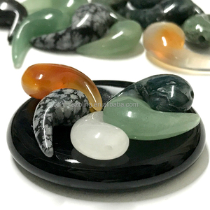 Natural <strong>Stone</strong> Magatama Bead Wholesale <strong>Chakra</strong> <strong>Stone</strong> Reiki <strong>Stone</strong> Agate jasper Aventurine Quartz - Product Image 3